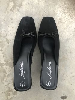 Fan Fares Black Heels