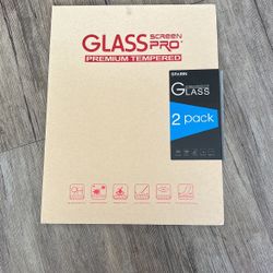 One ipad 12.9” glass screen protector 
