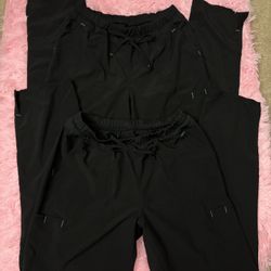 2 Black Scrubstar Scrub Pants 