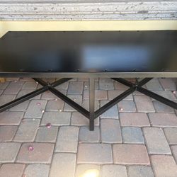 Coffee Table Black Metal 