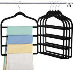 Space Saver Black Velvet Hangers (11)