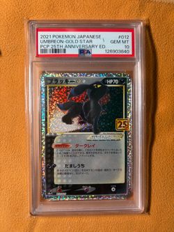 PSA 10 Pokemon Gold Star Umbreon Celebrations