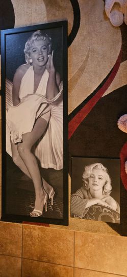 Marilyn Monroe Black white wall pictures