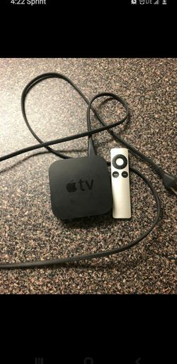 apple tv with remote and hdmi cable