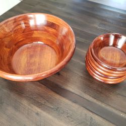 Wooden Bowl Set