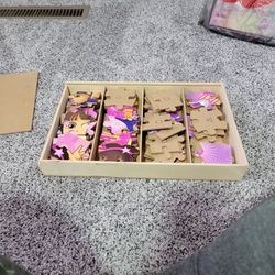 4 Dora Wooden Puzzles