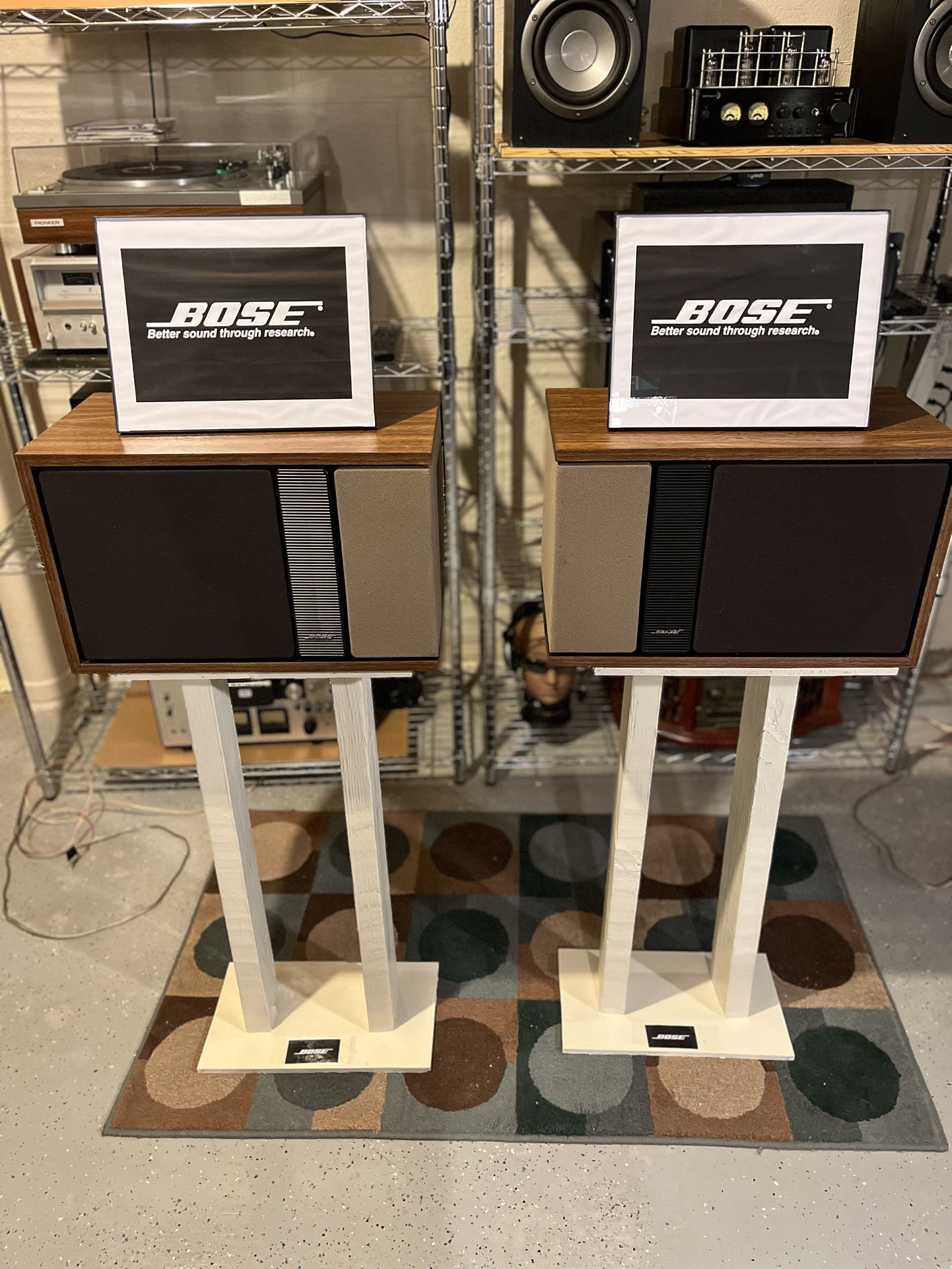 Bose 301 Series II With Stands