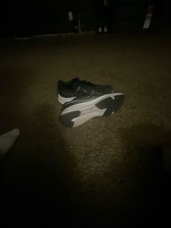 Black and White Low-Top Sneakers