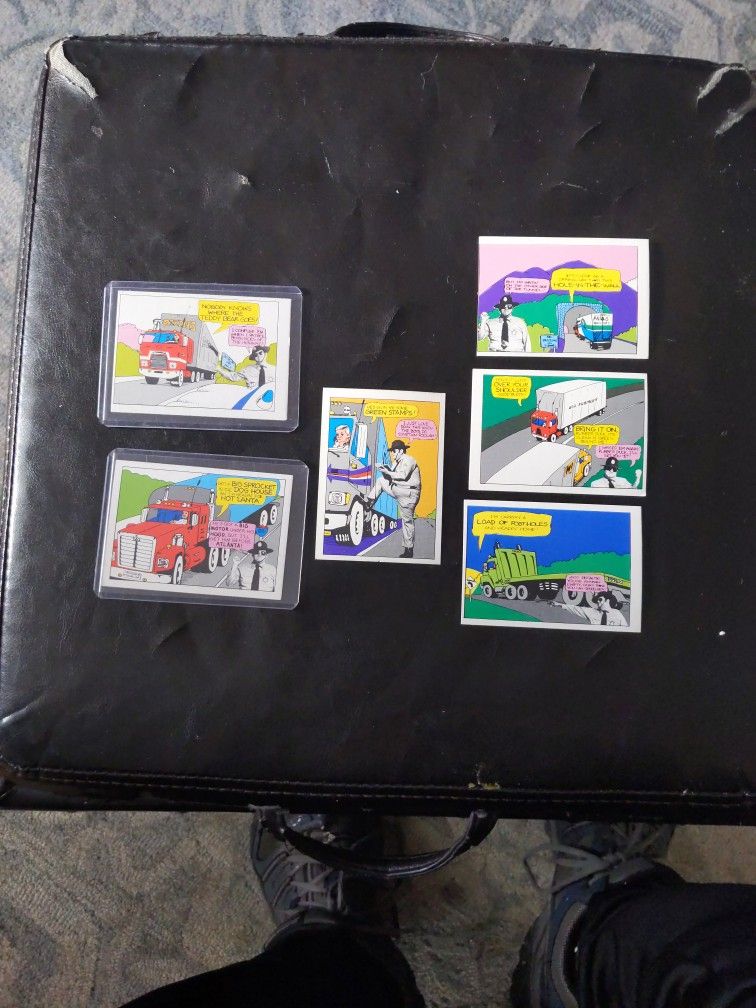 1977 CB Talk Dictionary Collector Cards Lot Of 6