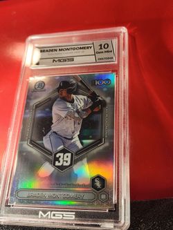 2026 Bowman Chrome Top 100 Braden Montgomery #BTP-39 MGS 10 GEM MT Sox