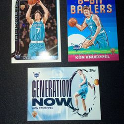 KON KNUEPPEL RC!!! Hornets - 3 Cards!!! Mint