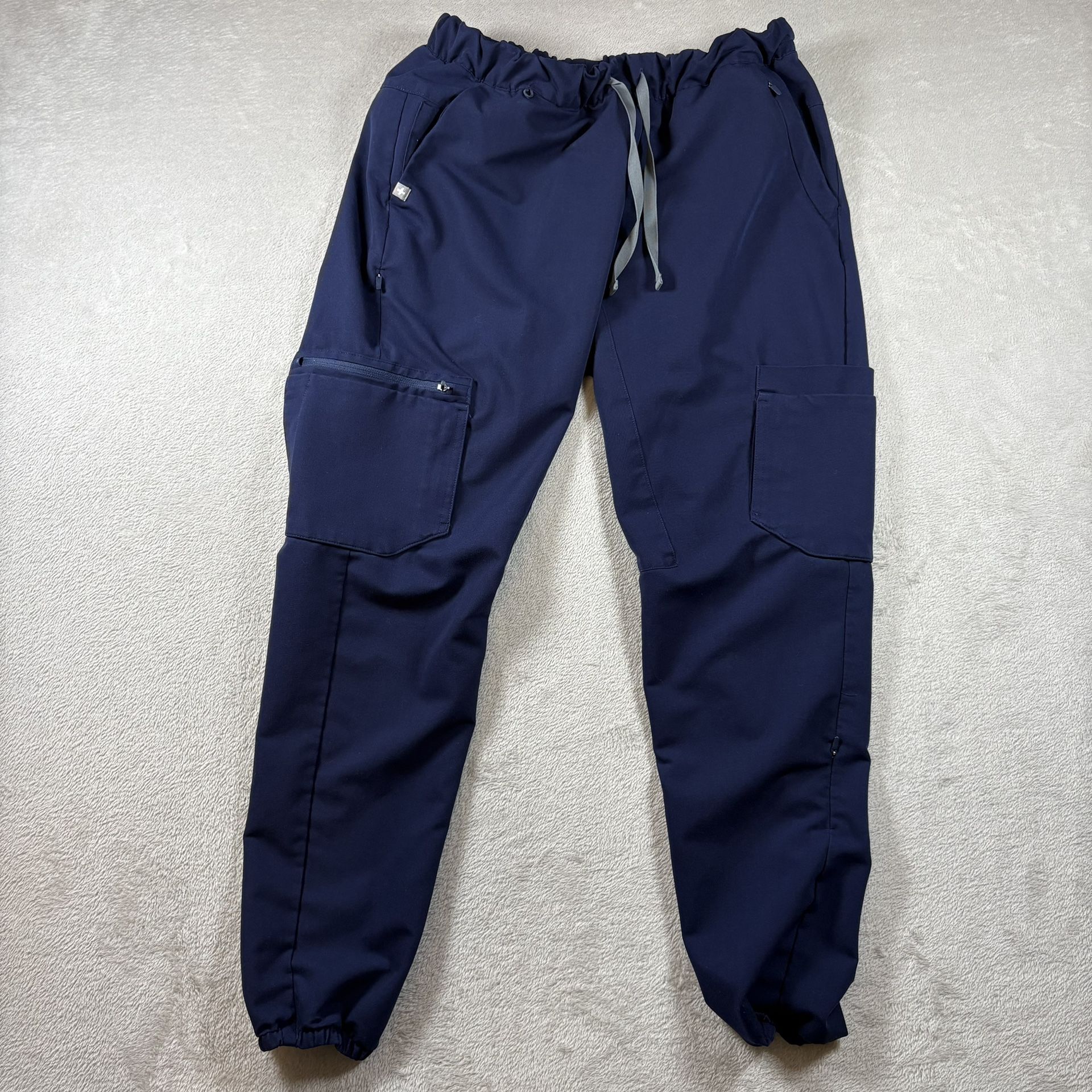 Figs Pants Womens M Blue Zamora Jogger Scrub Technical Collection Medical #3588