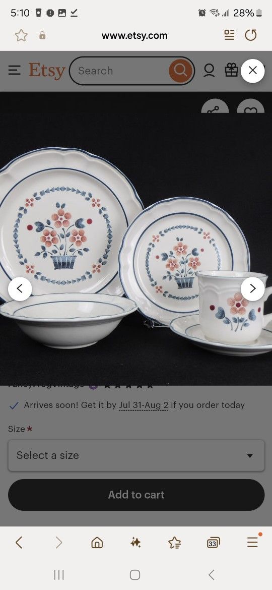 Dinnerware