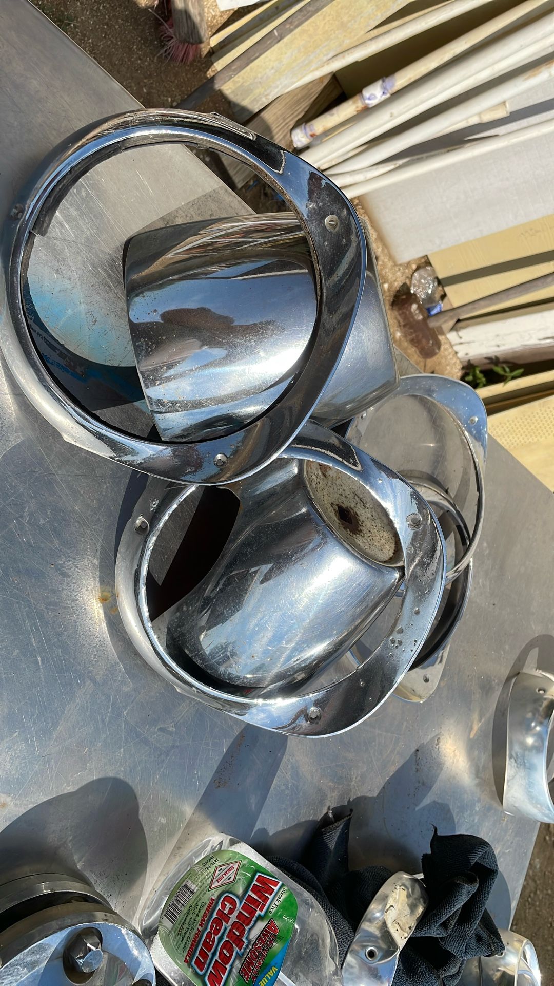 55/56/57 Chevy Bumper Parts Front Bezels Light Bezels Chevy Parts