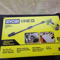 Ryobi ONE+ 18V EZClean 320 PSI 0.8 GPM Cordless Cold Water Power Cleaner (Tool Only)
