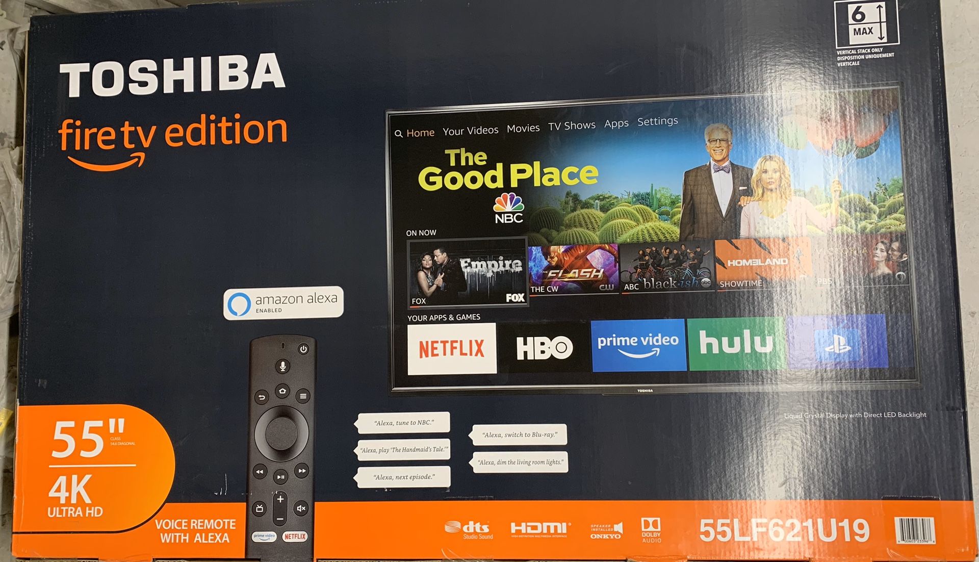 Toshiba fire tv edition 55”