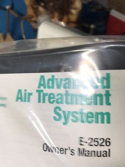 Advanced Air Treatment System Amway e 2526