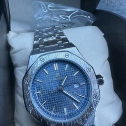 Hugo Poedegar Ocean Watch + PU Leather Watch Box