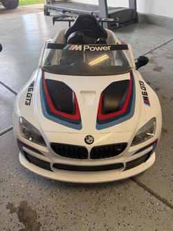 Battery power bmw kids car !!