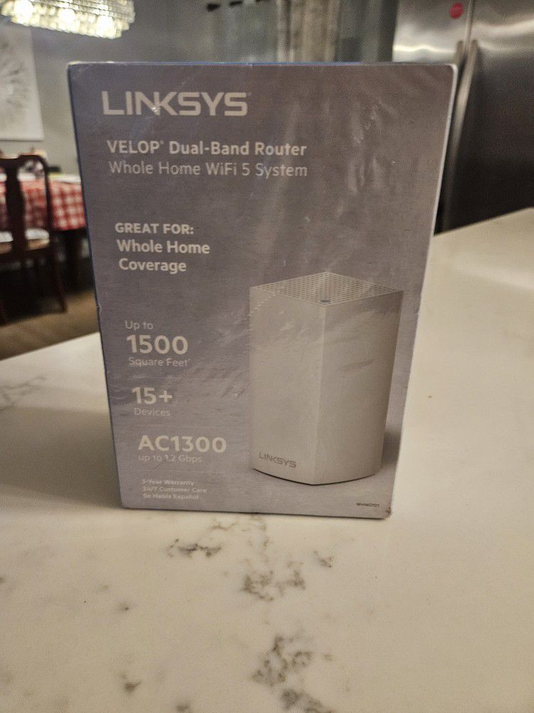 Velop Jr. Whole Home Mesh Wi-Fi System
Brand New unopened box 
$70.00 firm on price