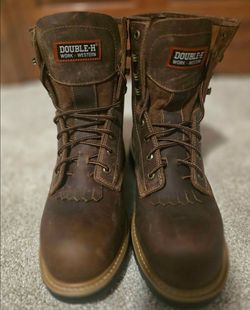 Size. 11.5New Men's Double H Judge Alloy Toe Boots