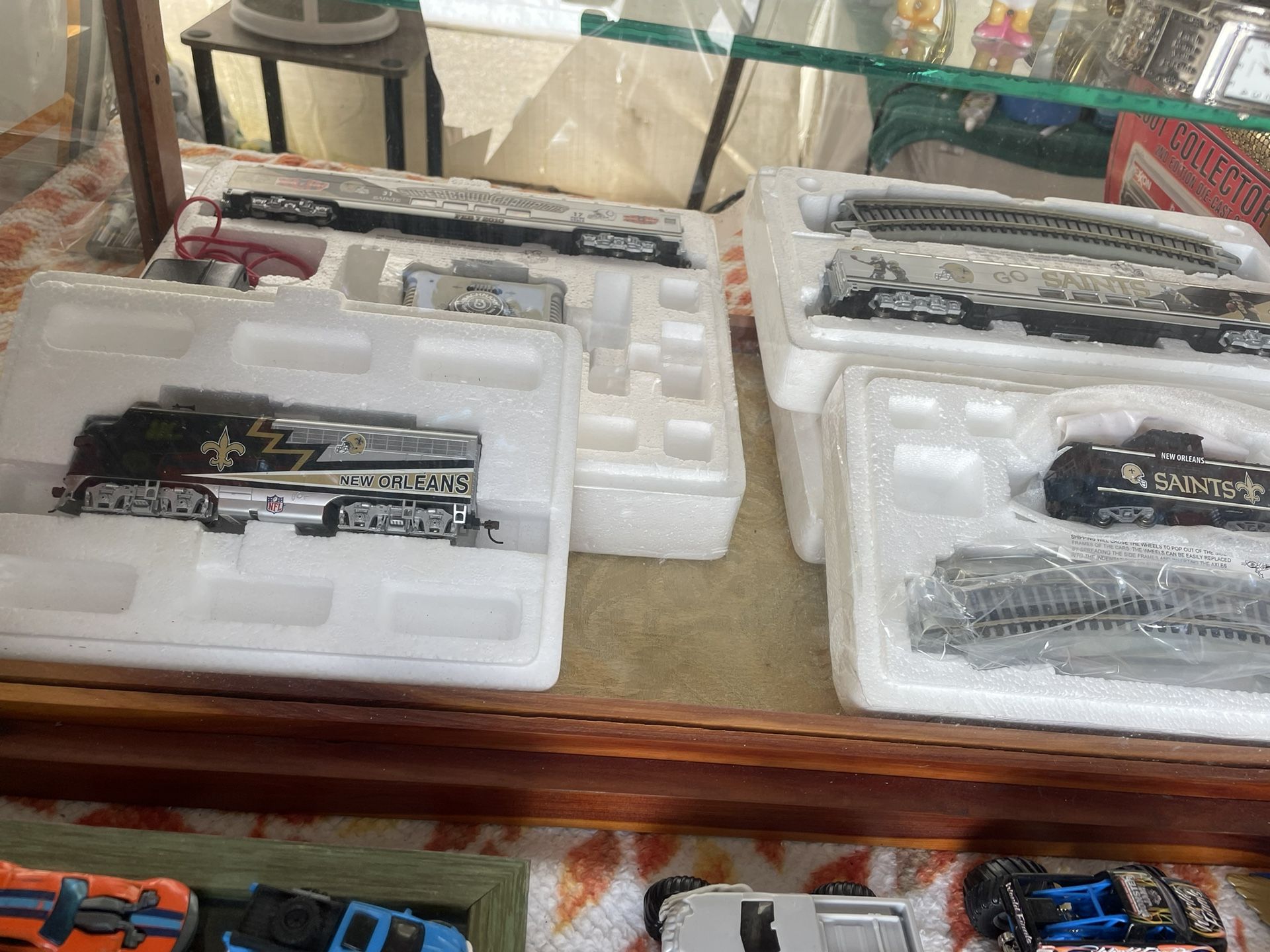 Saints Super Bowl Train Complete Set 