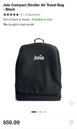 Joie Compact Stroller Air Travel Bag