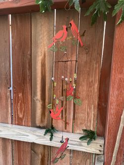 Cardinal Wind Chime 