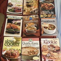 Cooking/Recipe books - Variety of 9