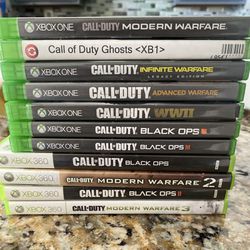 Call Of Duty Game Lot Xbox (TESTED)