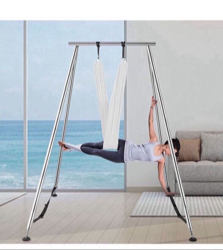 Swing De Yoga Pro - Harnais D'inversion Noir Avec Sac De Rangement - Neuf