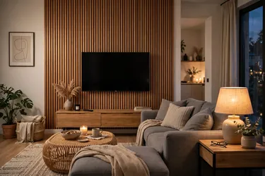 WPC Slat Wall Panels 9.6ft — Modern Feature Wall, Clips Included