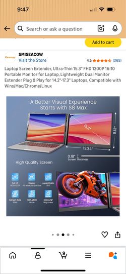 Laptop Extender (Brand new in box)