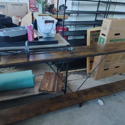 TV table 79"L x 8" W