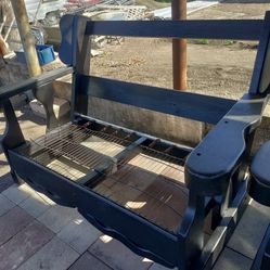 Wooden Rustic  Patio Benches