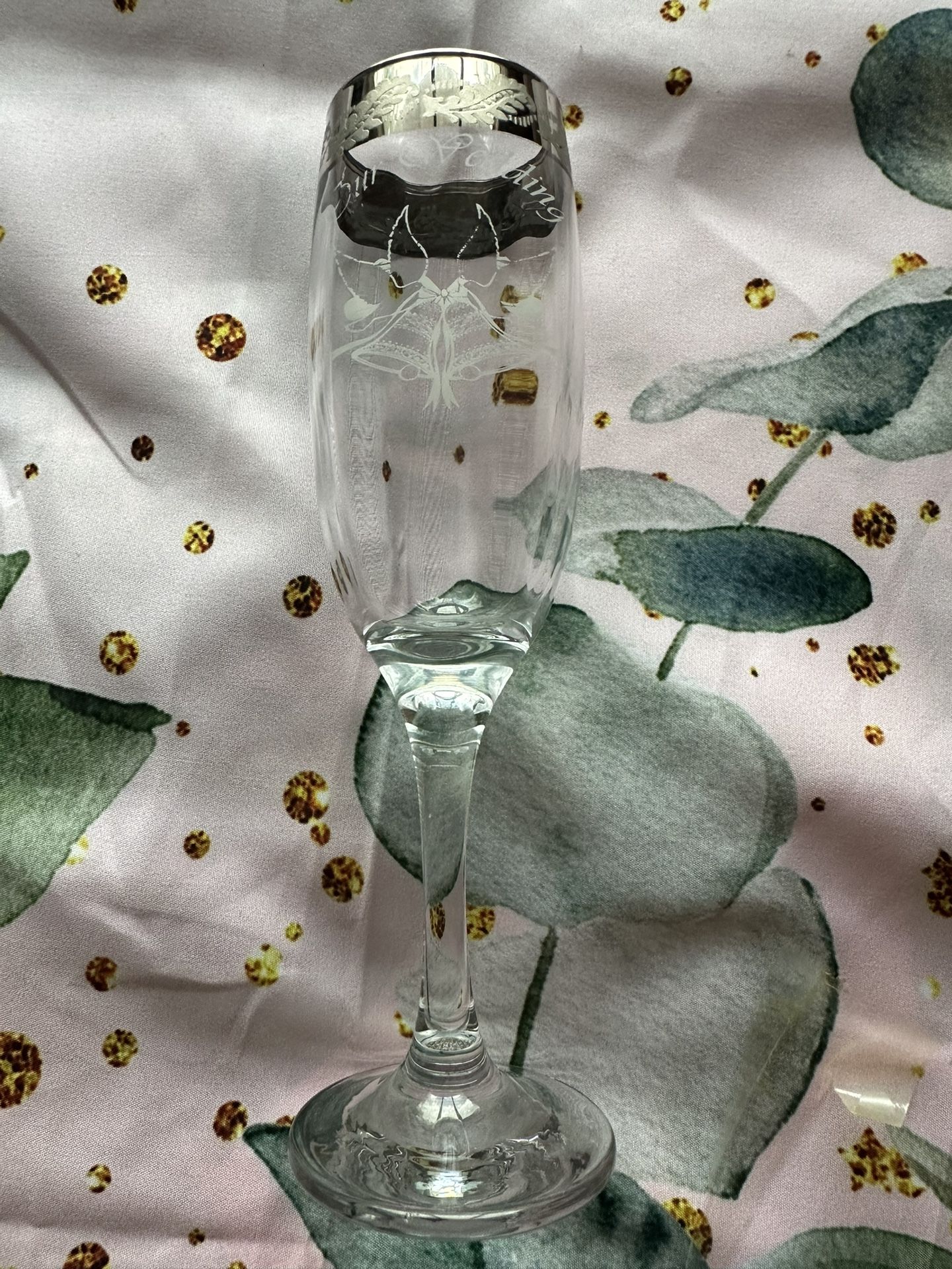 Wedding Wine Glass Set Of 2 