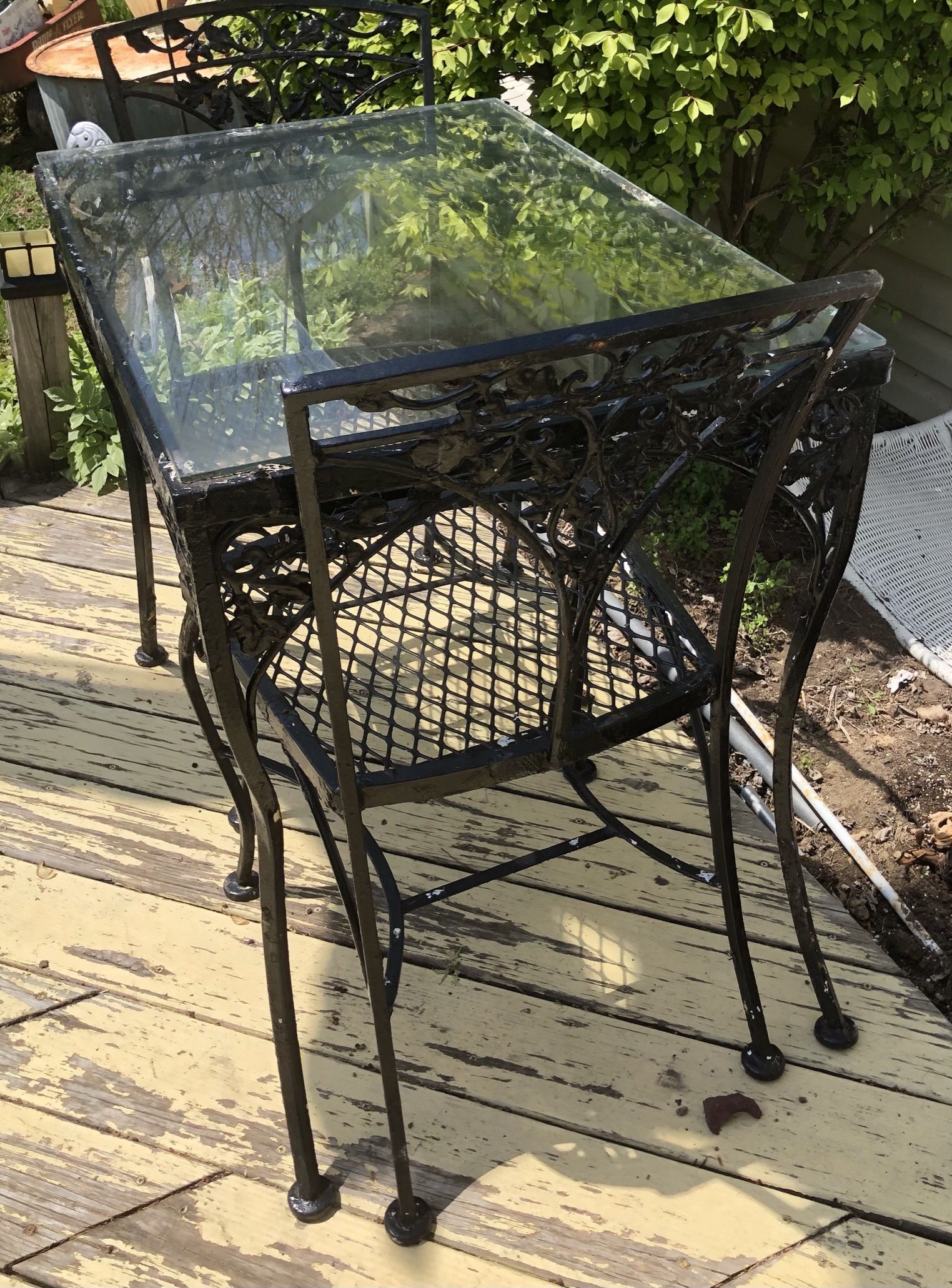Antique Patio Tables And Chairs $100 Hilliard ..Last One