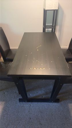 Table and 4 chairs