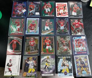 47 Chiefs cards Mahomes Kelce Worthy Royals Color Rookie Parallel Nussmeier