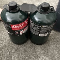Two pack propane bottles brand new