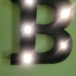 Battery-Powered Letter B