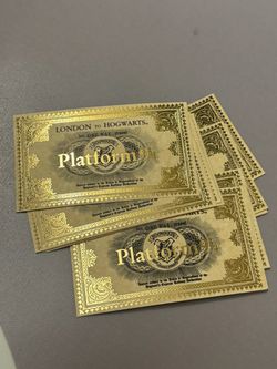20pcs Harry Potter Platform 9¾ Hogwarts Express Tickets