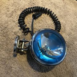 Vintage blue searchlight! Car magnet