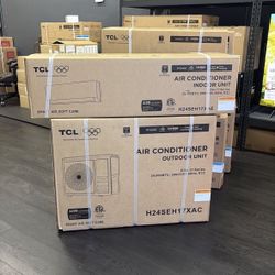 Tcl Mini Split 2 Ton 17 Seer 24k BTU Brand New Sealed With Warranty 