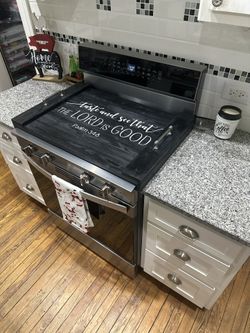 BRAND NEW CUSTOM MADE TO ORDER STOVE COVER/NOODLE BOARD!