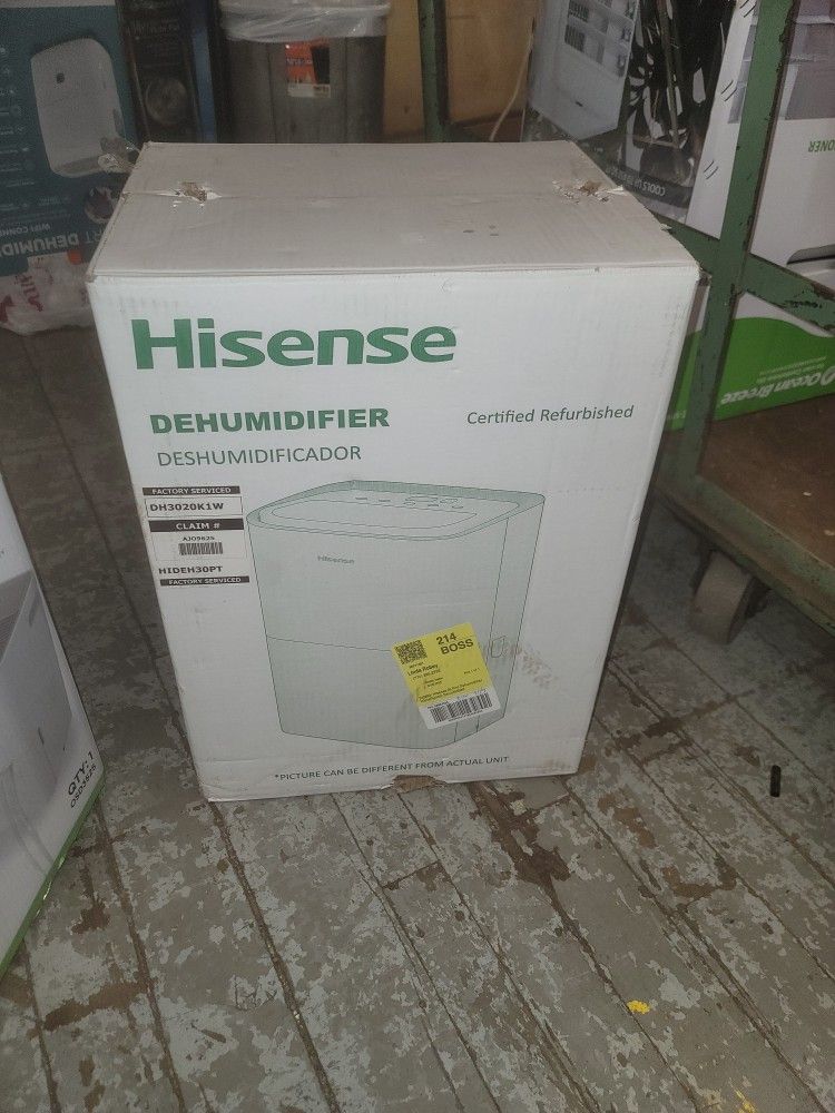 New 35-Pint Hisense Dehumidifier 