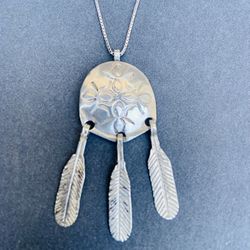 Vintage Southwest Shield Necklace