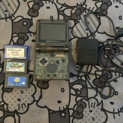 Gameboy Sp Ags101 & Games