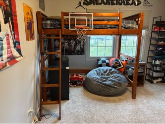 Twin Size Loft Bed Frame