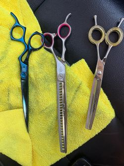 Pet grooming scissors